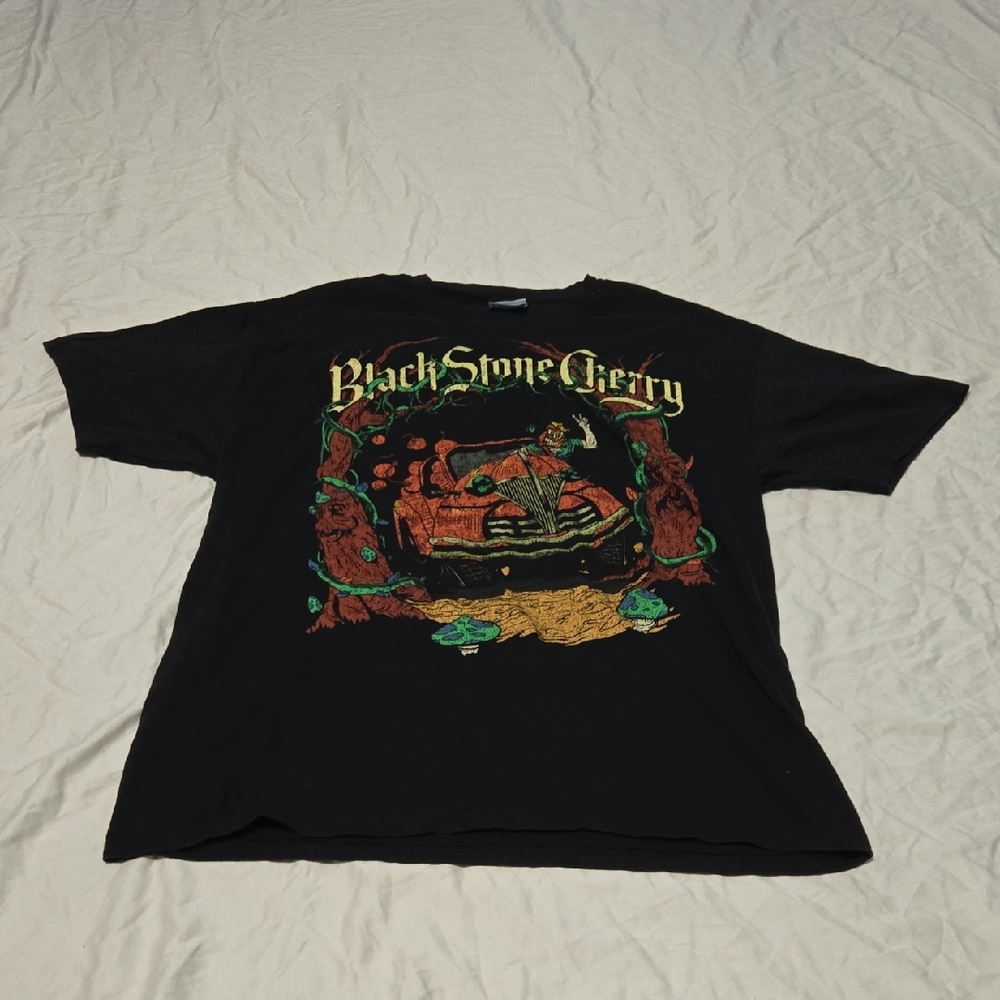 Mens Large Black Stone Cherry T-Shirt
